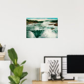 Willamette-Herfsten in Portland Poster (Thuiskantoor)