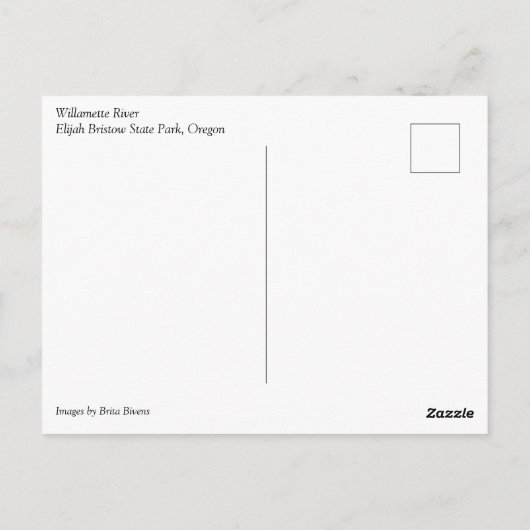 Willamette, OR Briefkaart (Achterkant)