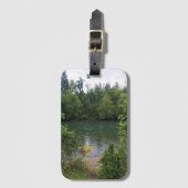 Willamette River, Elijah Bristow State Park, OF Bagagelabel (Voorkant (verticaal))