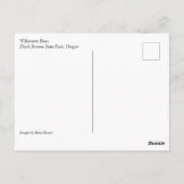 Willamette River, Elijah Bristow State Park, OR Po Briefkaart (Achterkant)