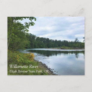 Willamette River, Elijah Bristow State Park, OR Po Briefkaart