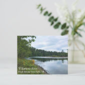 Willamette River, Elijah Bristow State Park, OR Po Briefkaart (Staand voorkant)