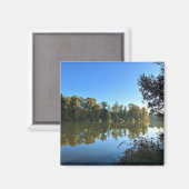 Willamette River, Oregon Magneet (Voorkant / Achterkant)