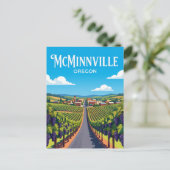 Willamettevallei Route USA Briefkaart (Staand voorkant)