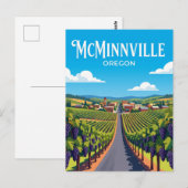 Willamettevallei Route USA Briefkaart (Voorkant / Achterkant)