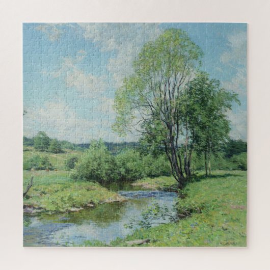 Willard Metcalf Amerikaanse impressionist Legpuzzel (Verticaal)
