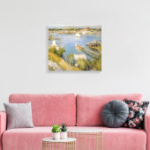 Willard Metcalf Gloucester Harbour Canvas Afdruk (Insitu (Woonkamer))