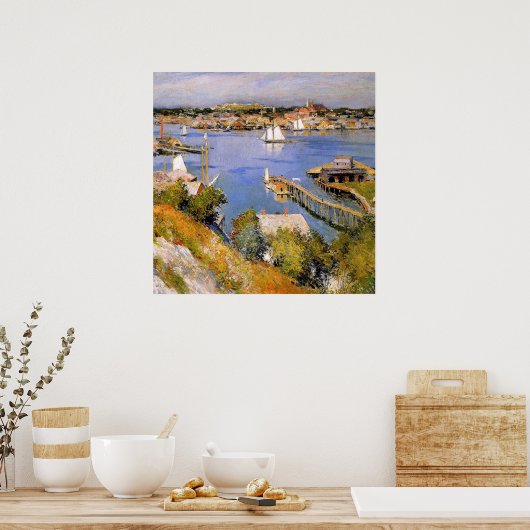 Willard Metcalf, Gloucester Haven Zon, Poster (Keuken)