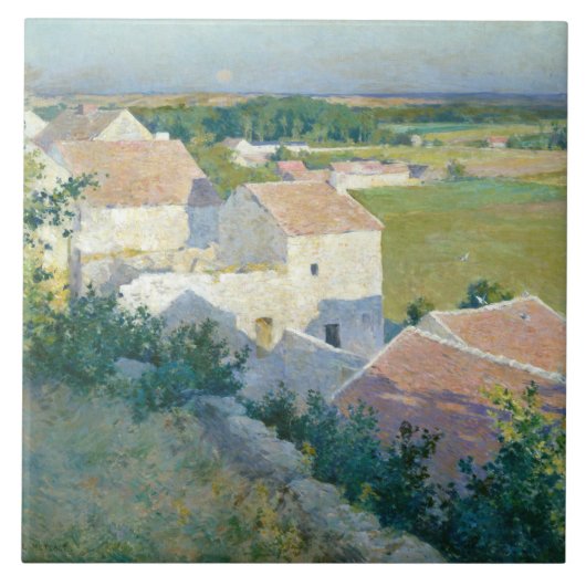  Willard Metcalf MidSummer Twilight Tegeltje (Voorkant)