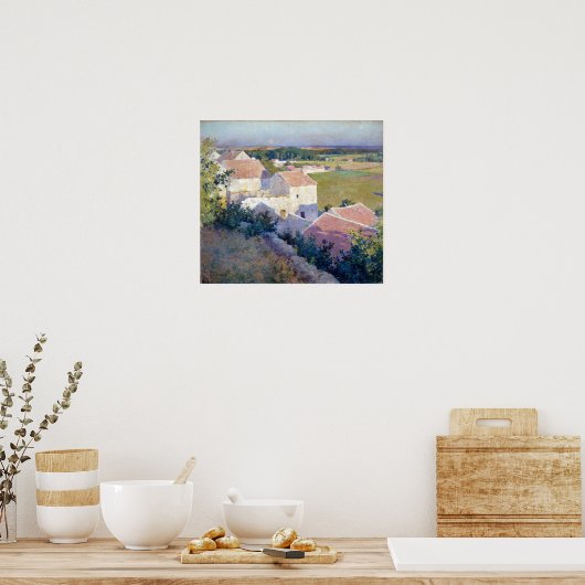 Willard Metcalf Midzomer Twilight Poster (Keuken)