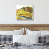 Willard Metcalf November Mosaic Canvas Afdruk (Insitu (Slaapkamer))