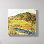 Willard Metcalf November Mosaic Canvas Afdruk (Voorkant)
