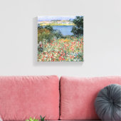  Willard Metcalf Poppy Garden Canvas Afdruk (Insitu (Woonkamer))