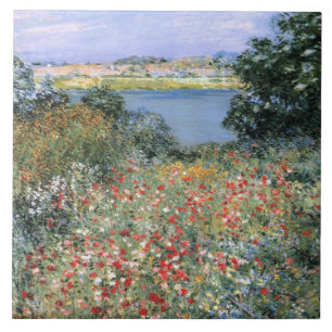  Willard Metcalf Poppy Garden Tegeltje