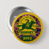 Willard Mitt Romney 2012 Ronde Button 7,6 Cm (Voorkant /achterkant)