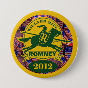Willard Mitt Romney 2012 Ronde Button 7,6 Cm