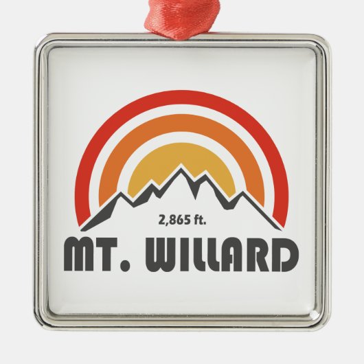 Willard New Hampshire Metalen Ornament (Voorkant)