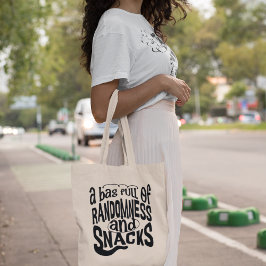 Willekeur en snacks Eigenaardig modern stijlvol Tote Bag