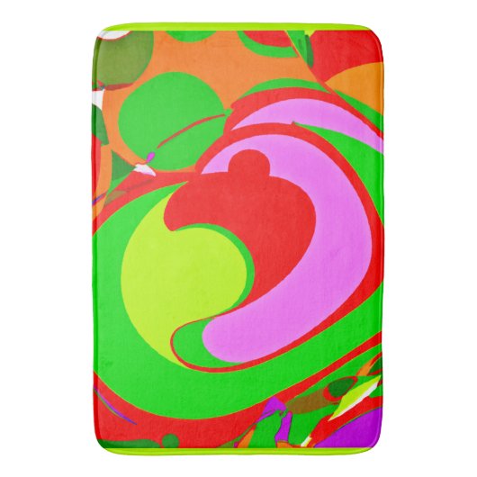 Willekeurig Abstract patroon Badmat (Voorkant Verticaal)