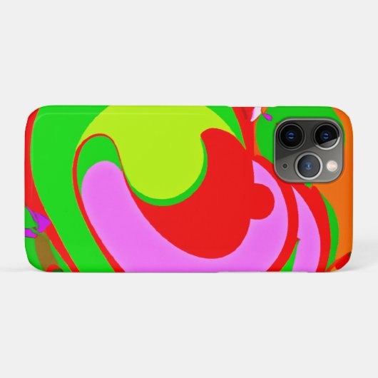 Willekeurig Abstract patroon Case-Mate iPhone Case (Achterkant (horizontaal))