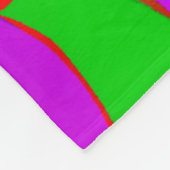 Willekeurig Abstract patroon Fleece Deken (Hoek)