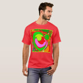 Willekeurig Abstract patroon T-shirt (Voorkant volledig)