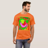 Willekeurig Abstract patroon T-shirt (Voorkant volledig)