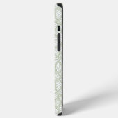 Willekeurig bladmozaïek lichtgroen iPhone hoesje (Linkerkant)