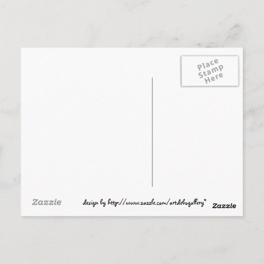 Willekeurig briefkaart (Achterkant)