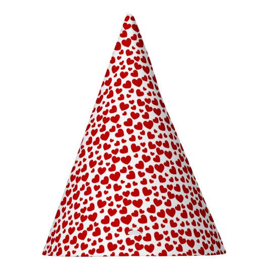 Willekeurig formaat en gekleurd hart feesthoedjes (Rechts)