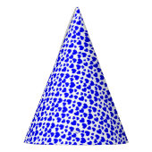 Willekeurig formaat en gekleurd hart feesthoedjes (Links)