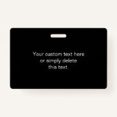 Willekeurig gearrangeerd ontwerp, zakelijke Logo o Badge (Achterkant)