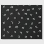 Willekeurig gearrangeerd ontwerp, zakelijke Logo o Cadeaupapier (Vlak)