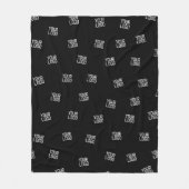Willekeurig gearrangeerd ontwerp, zakelijke Logo o Fleece Deken (Voorkant)