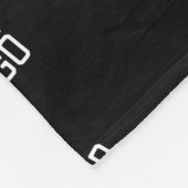 Willekeurig gearrangeerd ontwerp, zakelijke Logo o Fleece Deken (Hoek)