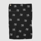 Willekeurig gearrangeerd ontwerp, zakelijke Logo o Golfhanddoek (Voorkant)