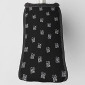 Willekeurig gearrangeerd ontwerp, zakelijke Logo o Golfheadcover (Draai 90)