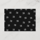 Willekeurig gearrangeerd ontwerp, zakelijke Logo o Informatiekaartje (Voorkant)