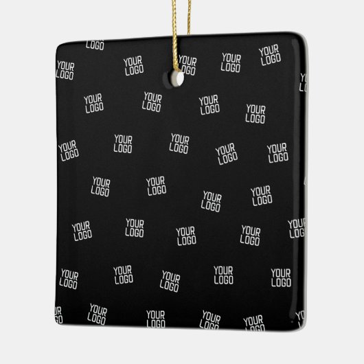 Willekeurig gearrangeerd ontwerp, zakelijke Logo o Keramisch Ornament (Links)