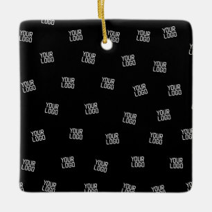 Willekeurig gearrangeerd ontwerp, zakelijke Logo o Keramisch Ornament