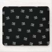 Willekeurig gearrangeerd ontwerp, zakelijke Logo o Muismat (Voorkant)