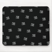 Willekeurig gearrangeerd ontwerp, zakelijke Logo o Muismat (Voorkant)