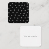 Willekeurig gearrangeerd ontwerp, zakelijke Logo o Notitiekaartje (Voorkant / Achterkant)