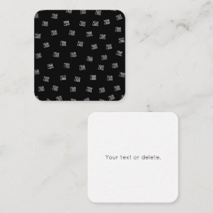 Willekeurig gearrangeerd ontwerp, zakelijke Logo o Notitiekaartje