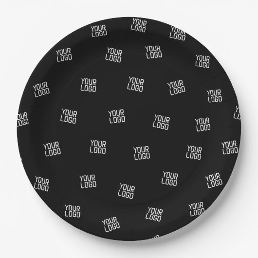 Willekeurig gearrangeerd ontwerp, zakelijke Logo o Papieren Bordje (Voorkant)