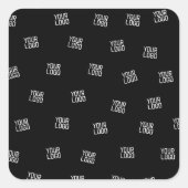 Willekeurig gearrangeerd ontwerp, zakelijke Logo o Vierkante Sticker (Voorkant)