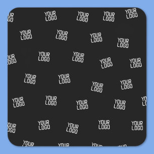 Willekeurig gearrangeerd ontwerp, zakelijke Logo o Vierkante Sticker