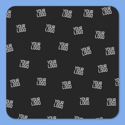 Willekeurig gearrangeerd ontwerp, zakelijke Logo o Vierkante Sticker