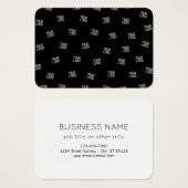 Willekeurig gearrangeerd ontwerp, zakelijke Logo o Visitekaartje (Voorkant /achterkant)