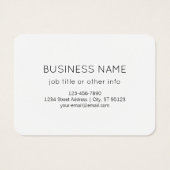 Willekeurig gearrangeerd ontwerp, zakelijke Logo o Visitekaartje (Achterkant)